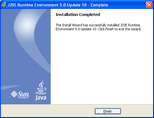J2SE Runtime Environment 5.0 Update 9 - Complete