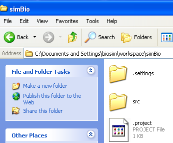 Figure 1-2-7 workspace folder